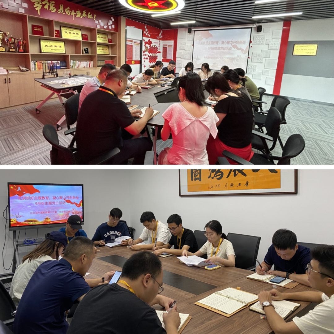 扎實(shí)抓好主題教育，凝心聚力開(kāi)創(chuàng)新局丨面粉公司開(kāi)展9月份主題黨日活動(dòng)